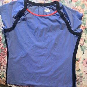 Fila Blue and Black Short Sleeve Tee Size Large
